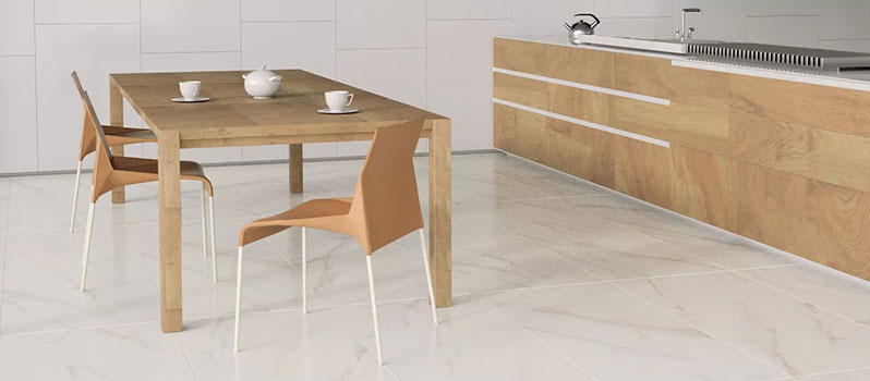 Белый керамогранит Эстима Идеал (под мрамор) Белый керамогранит Эстима Идеал (под мрамор)