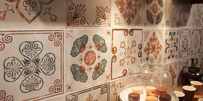 Плитка Mainzu для фартука 20x20 с орнаментом, состаренная (коллекция Verona) Плитка Mainzu для фартука 20x20 с орнаментом, состаренная (коллекция Verona)