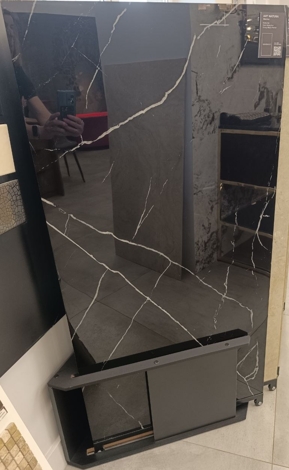 Керамогранит Marmo Nero Marquina black panther 60x120 фото 3