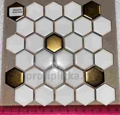 Мозаика Babylon Gold Matt 2,3х2,6 фото 2