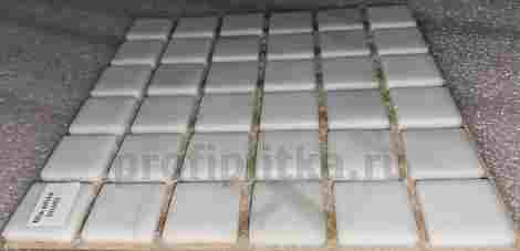 Мозаика Mia white (matt) 2,3x2,3 фото 3