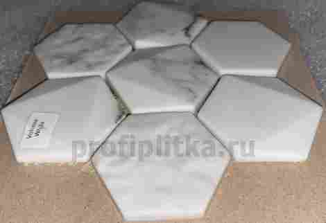 Мозаика Volume White 2,4x2,4 фото 3