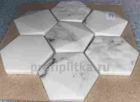 Мозаика Volume White 2,4x2,4 фото 9