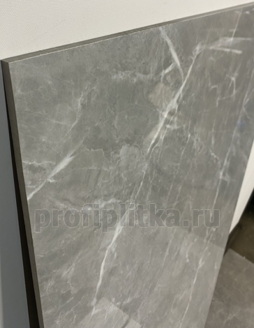 Керамогранит Mramor Chic Silver серый Полированный 60x120 фото 3