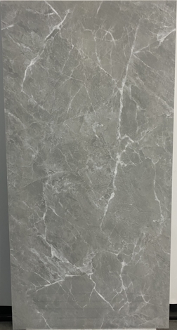Керамогранит Mramor Chic Silver серый Полированный 60x120 фото 5