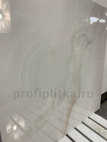 Керамогранит Onyx Imperator White белый Полированный 60x60 фото 4