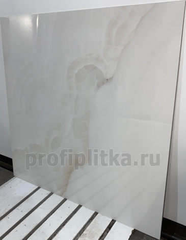 Керамогранит Onyx Imperator White белый Полированный 60x60 фото 6