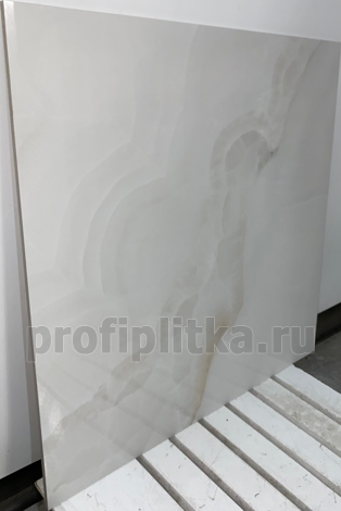 Керамогранит Onyx Imperator White белый Полированный 60x60 фото 2