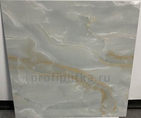 Керамогранит Onyx Miraculous голубой Полированный 60x60 фото 4