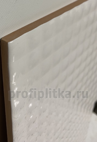 Плитка Hammam Рельеф белый 20x44 фото 4