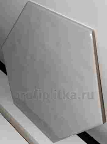 Керамогранит Chiara Gris brillo Hex 20x24 фото 3