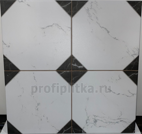 Керамогранит Pembrook Black Pre-cut 45x45 фото 2