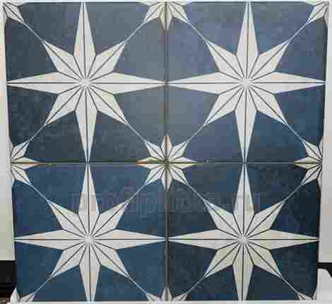 Керамогранит Scintilla Midnight Blue Pre-cut Mat 45x45 фото 4