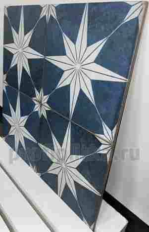 Керамогранит Scintilla Midnight Blue Pre-cut Mat 45x45 фото 5