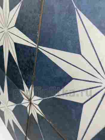 Керамогранит Scintilla Midnight Blue Pre-cut Mat 45x45 фото 6