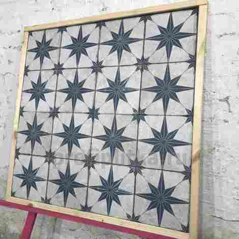 Керамогранит Scintilla Saphire Blue Pre-cut Mat 45x45 фото 2