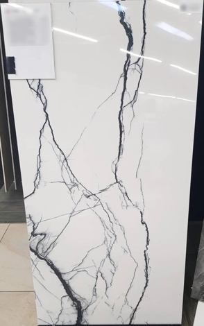 Керамогранит B&W Marble Breach High-glossy 6 mm 60x120 фото 2