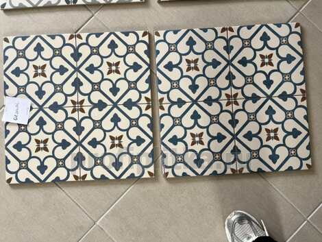 Керамогранит Hidraulicos Brighton Blue 45x45 фото 2