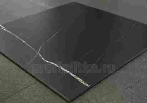 Керамогранит Люссо Неро MR 60x60 фото 2