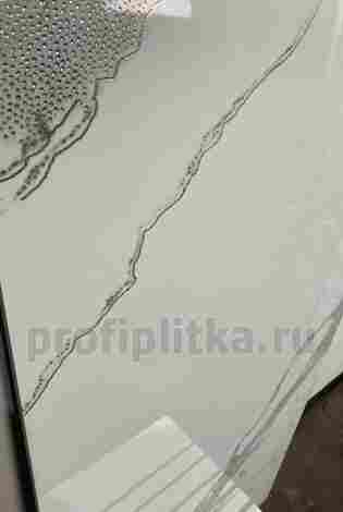 Керамогранит Pearl Statuario Glossy Silver Line 60x120 фото 6