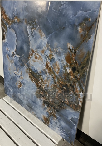 Керамогранит Agyaro Blue High Glossy 60x60 фото 6