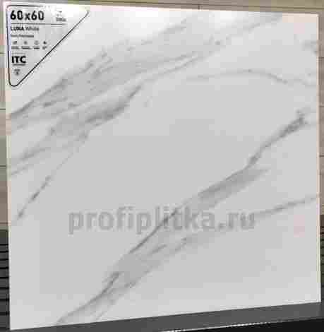 Керамогранит Luna White Matt 60x60 фото 2