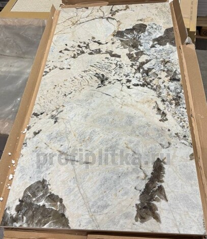 Керамогранит 9Cento Riflesso Bianco Lapp Rt 60x120 фото 4