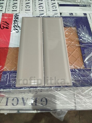 Плитка Аккорд дымчатый светлый грань 8,5x28,5 фото 4