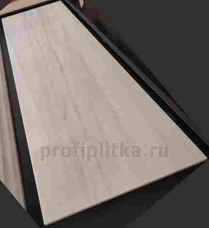 Плитка Белем серый светлый глянцевый обрезной 30x89,5 фото 2