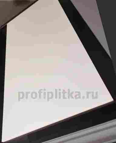 Плитка Беллони белый матовый обрезной 40x80 фото 2
