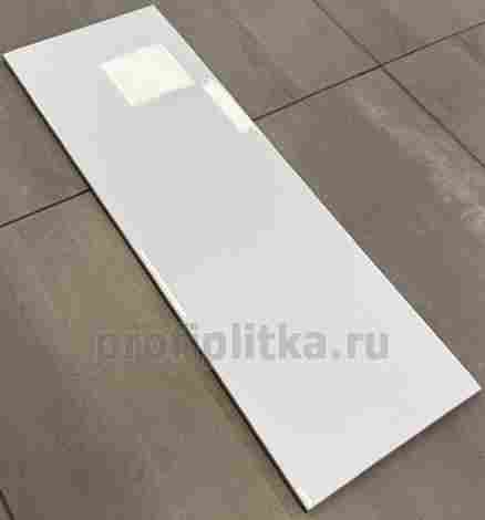 Плитка Бьянка белый глянцевый 20x60 фото 7