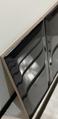 Плитка Бланше черный грань 9,9x20 фото 4