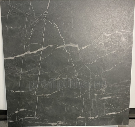 Керамогранит Буонарроти серый темный обрезной 60x60 фото 5