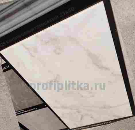 Плитка Кантата белый глянцевый 25x40 фото 7