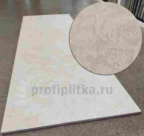 Плитка Монсеррат структура серый светлый матовый обрезной 40x120 фото 2
