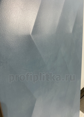 Плитка Онда структура синий матовый обрезной 30x60 фото 3