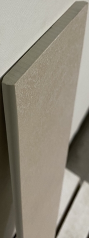 Плинтус Про Стоун светлый беж обрезной 9,5x60 фото 3