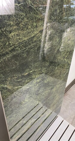 Керамогранит Риальто Нобиле зеленый темный лаппатированный обрезной 60x119,5 фото 6