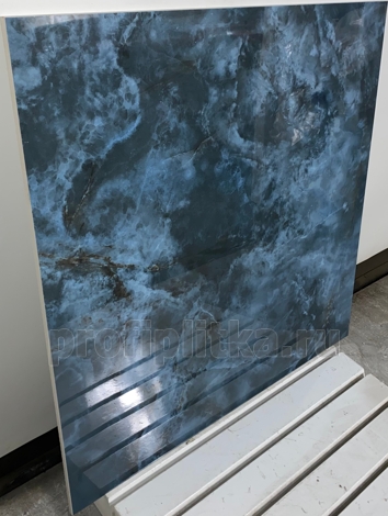 Керамогранит Сен-Тропе синий лаппатированный обрезной 60x60 фото 2