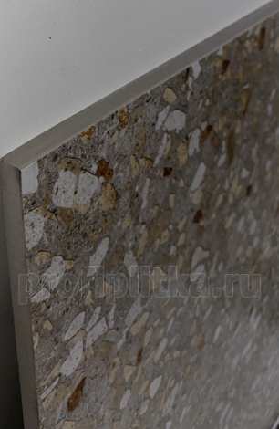 Керамогранит Терраццо беж обрезной 60x60 фото 4