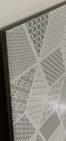 Плитка Тренд 7П напольная белая 40x40 фото 3