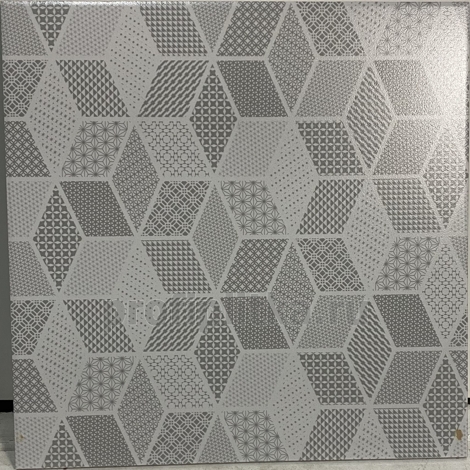 Плитка Тренд 7П напольная белая 40x40 фото 5