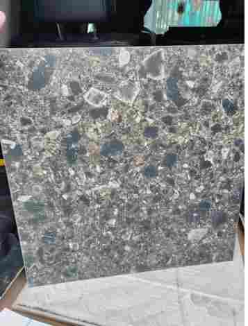 Керамогранит Terrazzo Dark Grey/Темно-серый Матовый 60x60 фото 2