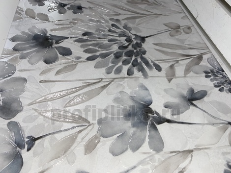 Декор Aquarelle blanco матовый обрезной 40x80 фото 3