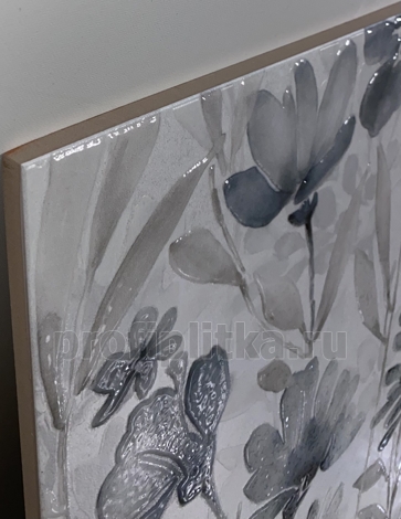 Декор Aquarelle blanco матовый обрезной 40x80 фото 4