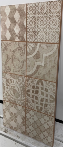 Декор Laparet Bastion с пропилами мозаика бежевый 20x40 фото 6