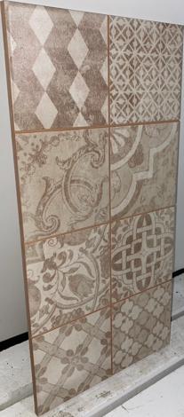 Декор Laparet Bastion с пропилами мозаика бежевый 20x40 фото 2