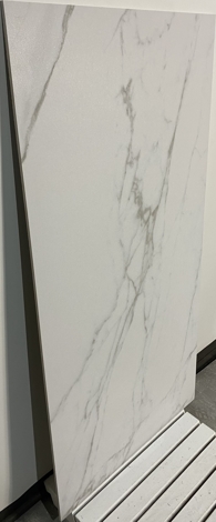 Керамогранит Calacatta Bianco Pro белый матовый 60x120 фото 2