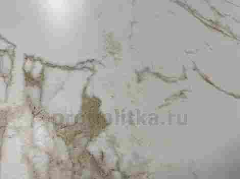 Керамогранит Calacatta Oro золотой матовый 60x60 фото 4
