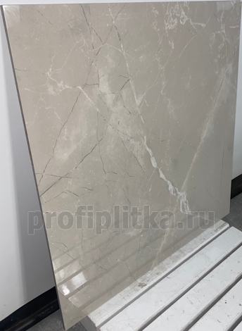 Керамогранит Vitrum Taupe бежевый полированный 60x60 фото 2